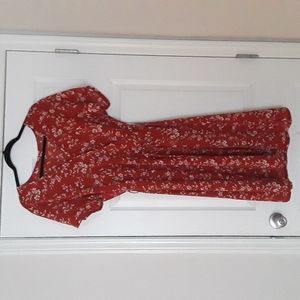 SALE! Shein red floral dress